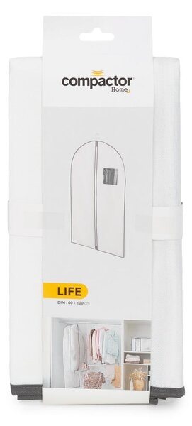 Biely závesný obal na oblečenie Compactor Suit Bag White