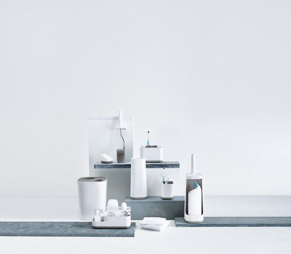 Biely univerzálny kúpeľňový stojan Josoph Josoph EasyStore