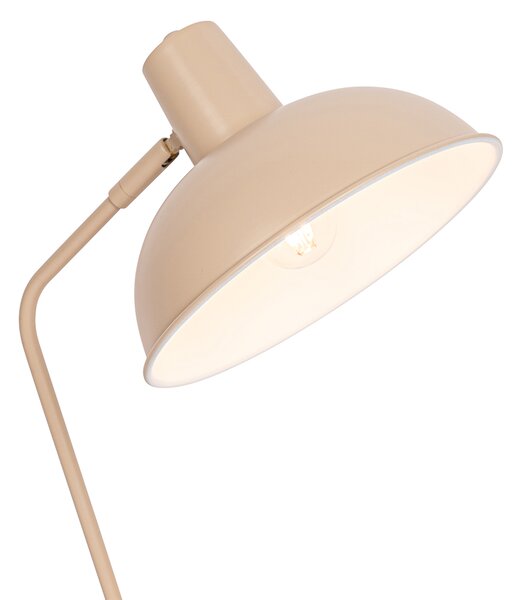 Retro stolná lampa béžová - Milou