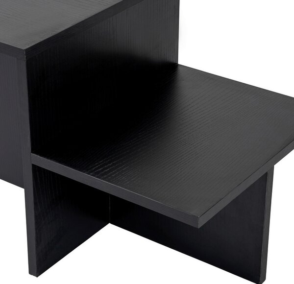 KONFERENČNÝ STOLÍK, čierna, kompozitné drevo, 80/40/40 cm MID.YOU - Online Only obývacie izby, Online Only