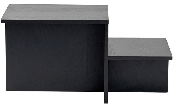 KONFERENČNÝ STOLÍK, čierna, kompozitné drevo, 80/40/40 cm MID.YOU - Online Only obývacie izby, Online Only