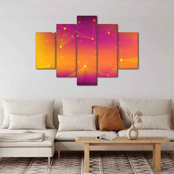 Farebný abstraktný obraz (150x105 cm)