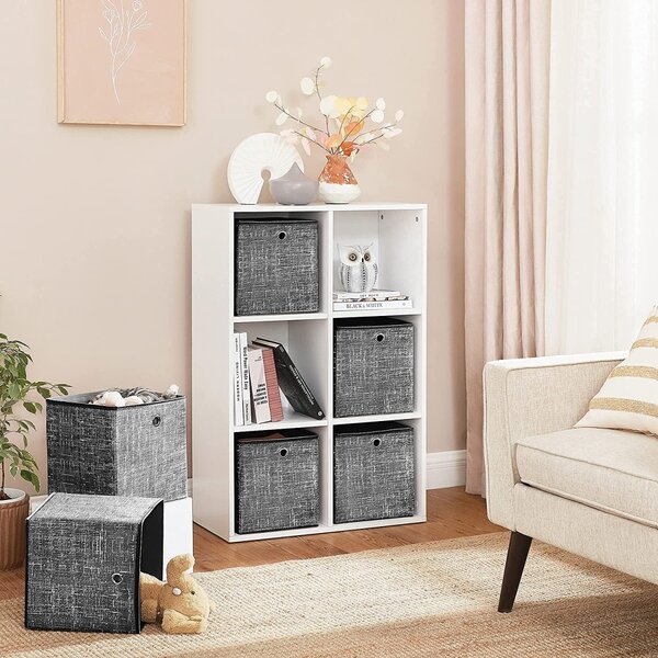 SONGMICS Úložné boxy Fora šedé - 6 kusů