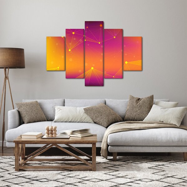 Farebný abstraktný obraz (150x105 cm)
