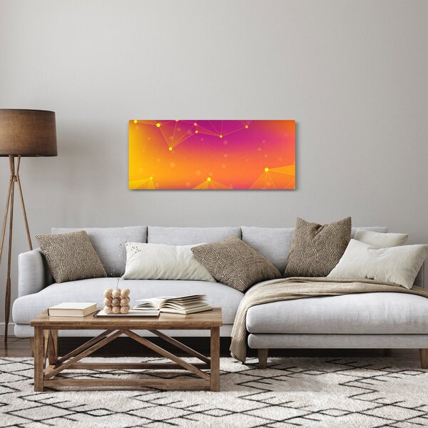 Farebný abstraktný obraz (120x50 cm)