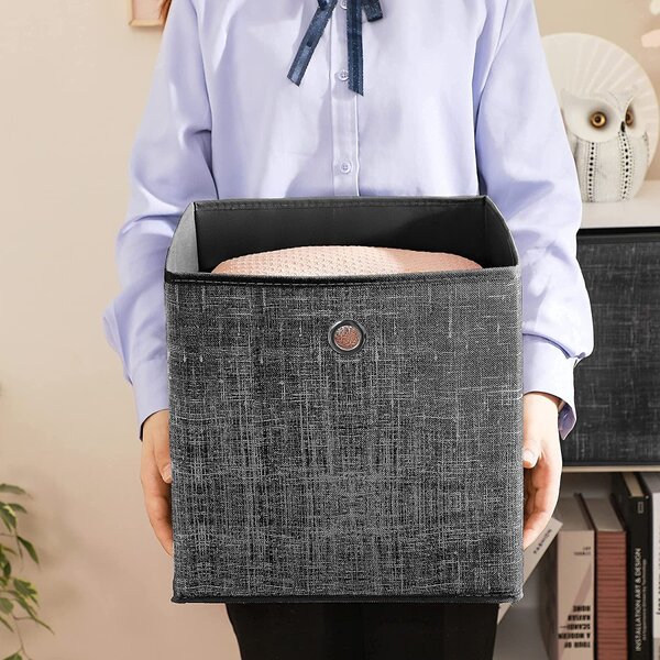 SONGMICS Úložné boxy Fora šedé - 6 kusů