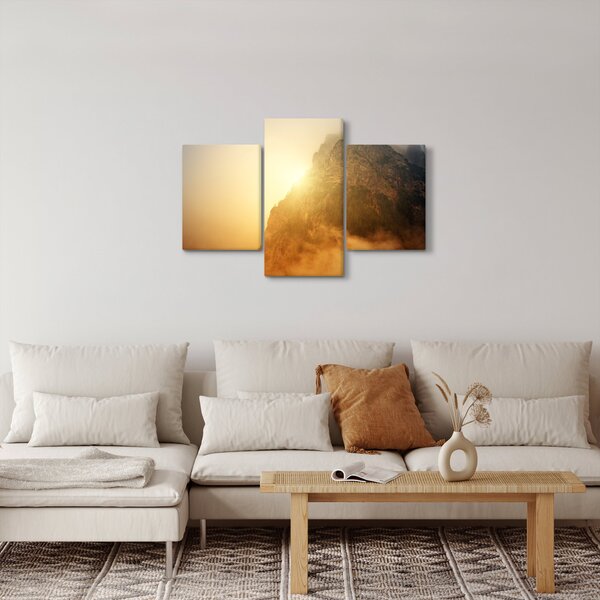 Obraz hory v hmle (90x60 cm)