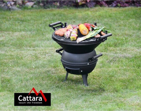 Gril na drevené uhlie Kettle – Cattara