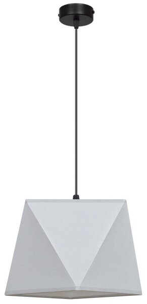 Závesné svietidlo Diamond, 1x textilné tienidlo (výber z 5 farieb), (výber z 2 farieb konštrukcie)
