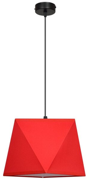 Závesné svietidlo Diamond, 1x textilné tienidlo (výber z 5 farieb), (výber z 2 farieb konštrukcie)