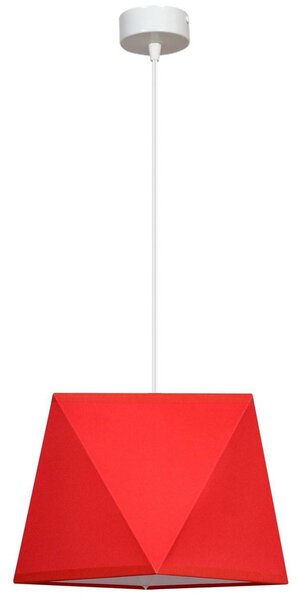Závesné svietidlo Diamond, 1x textilné tienidlo (výber z 5 farieb), (výber z 2 farieb konštrukcie)