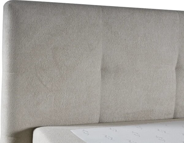 Zltahala.sk Kontinentálna boxspring posteľ ANNA 200x220, šedá (gerra 90)