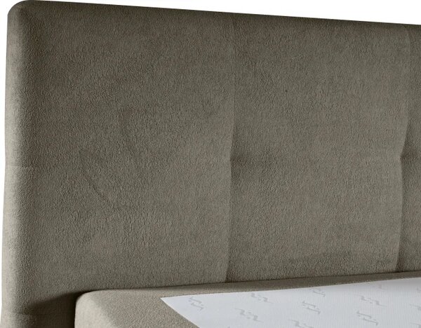 Zltahala.sk Kontinentálna boxspring posteľ ANNA 200x220, šedá (gerra 90)