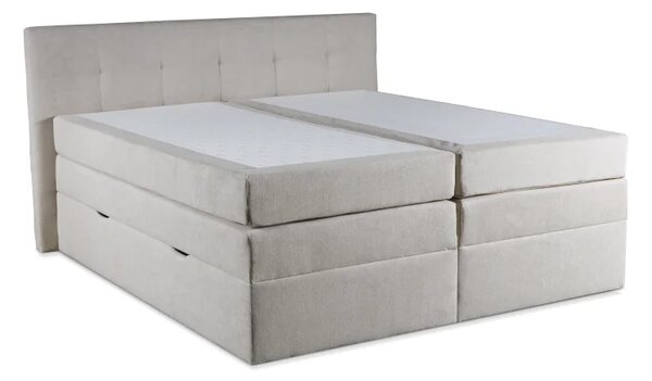 Zltahala.sk Kontinentálna boxspring posteľ ANNA 200x220, šedá (gerra 90)