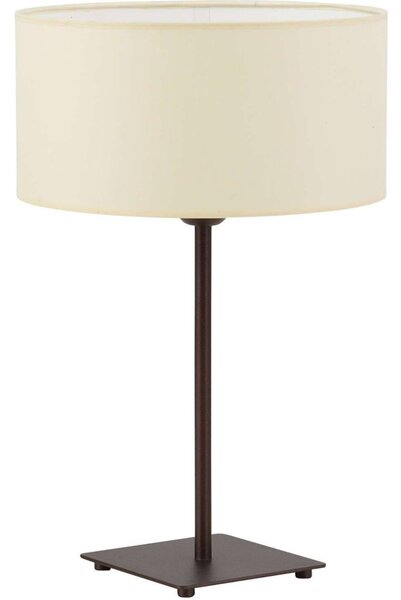 Stolná lampa Indigo, 1x textilné tienidlo (výber z 8 farieb), (výber zo 4 farieb konštrukcie), n