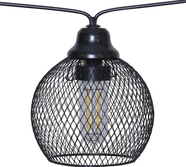 Svetelná LED reťaz na solárne napájanie Sunlight - 8 žiaroviek