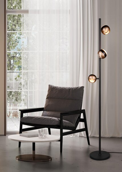 STOJACIA LED LAMPA, 25/150 cm Trio Leuchten - Interiérové svietidlá