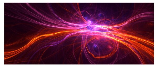 Obraz modernej abstrakcie (120x50 cm)