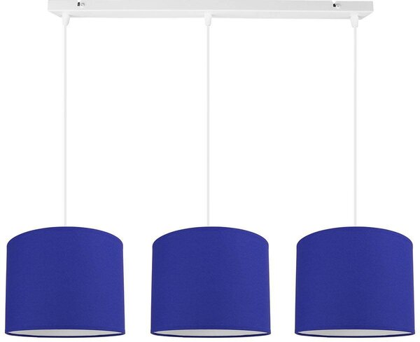 Závesné svietidlo Indigo, 3x textilné tienidlo (mix 6 farieb), (výber z 3 farieb)