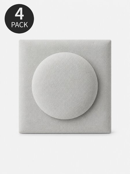 Sinsay - Čalúnené nástenné panely v tvare kociek 4 pack - svetlomodrá