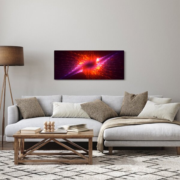 Obraz modernej tŕnistej abstrakcie (120x50 cm)