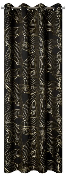 ZÁVES NA KRÚŽKOCH KIARA 140X250 CM VZOROVANÁ