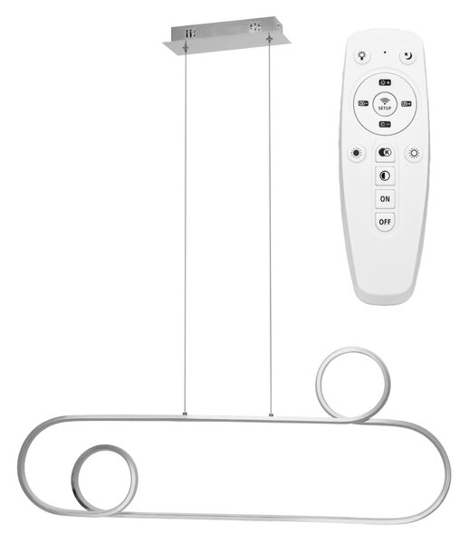 Toolight - LED závesné svietidlo APP810-CP CHROM, strieborná, OSW-09663