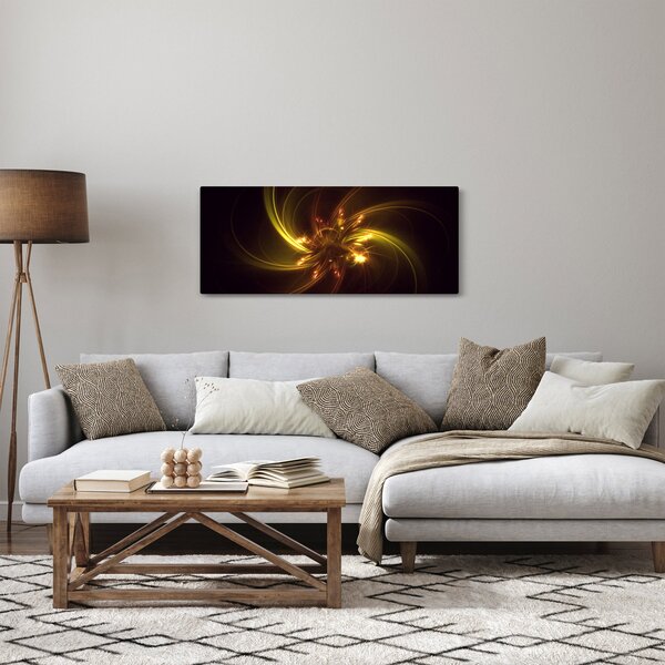 Obraz - abstrakcia vrtuľky (120x50 cm)