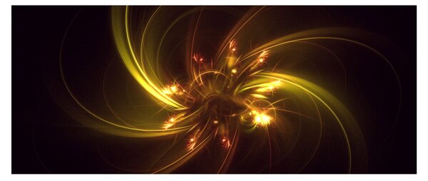 Obraz - abstrakcia vrtuľky (120x50 cm)