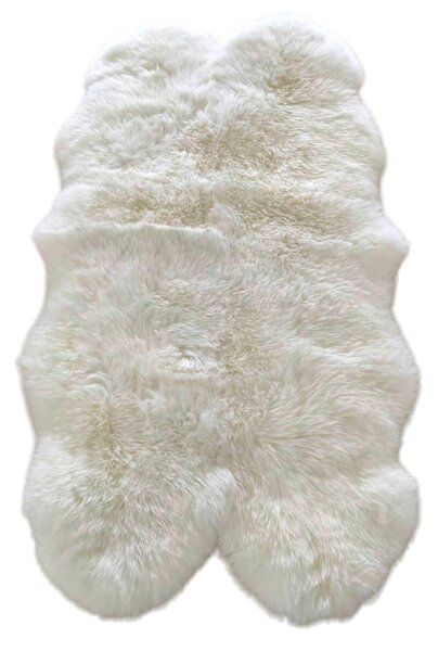 OVČIA KOŽUŠINA, 105/180 cm, biela - Koberce