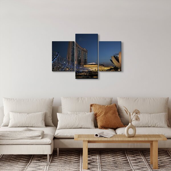Obraz modernej metropoly (90x60 cm)