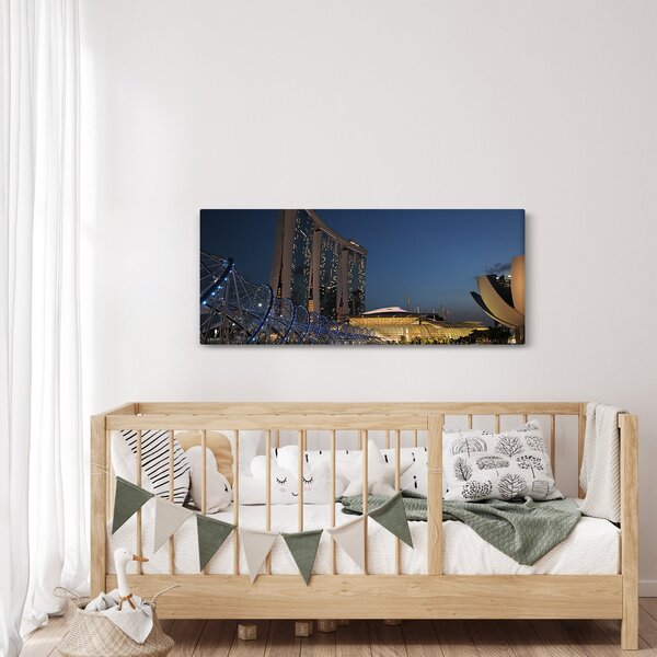 Obraz modernej metropoly (120x50 cm)