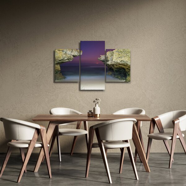 Obraz - morský útes (90x60 cm)