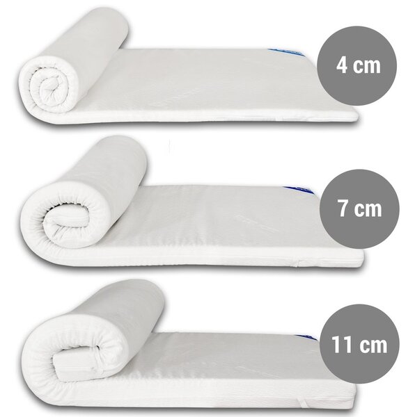 VISCOPUR Vrchný pamäťový matrac VISCOPUR® Tencel® Maxi 11 cm - 100x200 cm