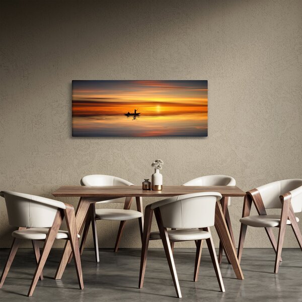 Obraz - plavba na loďke (120x50 cm)