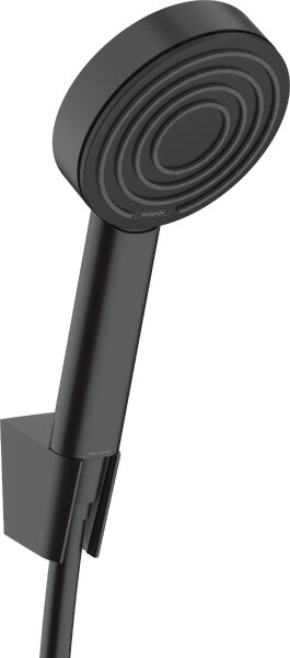 Hansgrohe Pulsify S - Sprchový set 105 1jet EcoSmart+, hadica 125 cm, matná čierna 24307670