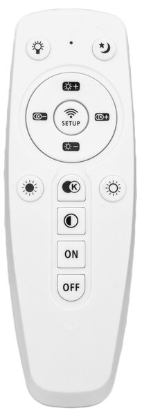 Toolight - LED stropné svietidlo APP818-CP + diaľkové ovládanie, zlatá, OSW-04028