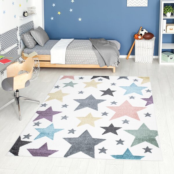 Dekorstudio Vzorovaný koberec ANIME pre deti - hviezdy 903 Rozmer koberca: 140x200cm
