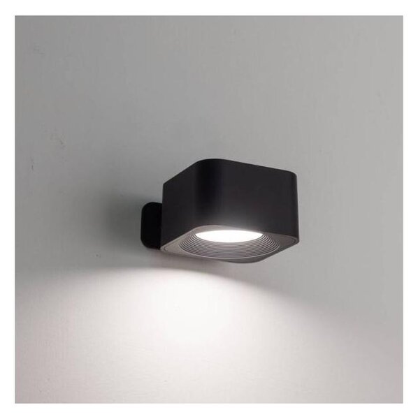 Eglo 74119 - LED stmievateľné nabíjacie dotykové nástenné svietidlo MURAGLIE LED/5W/5V 2000 mAh čierne