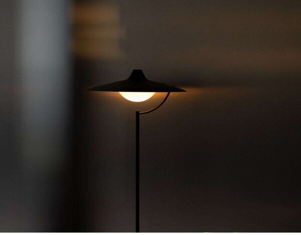 Stojacie Lampa DCW, stmievateľné, Čierna, Obývacia izba, Kov