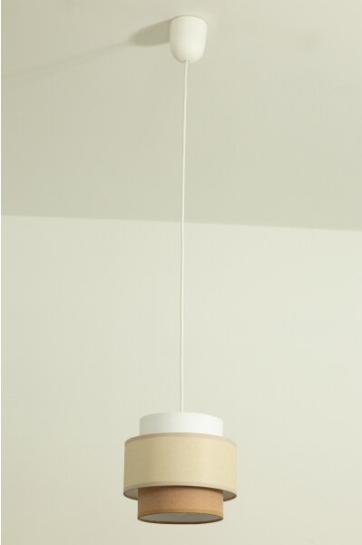 Brilagi - Závesný luster RESNA 1xE27/60W/230V, priemer 20 cm, krémová/béžová