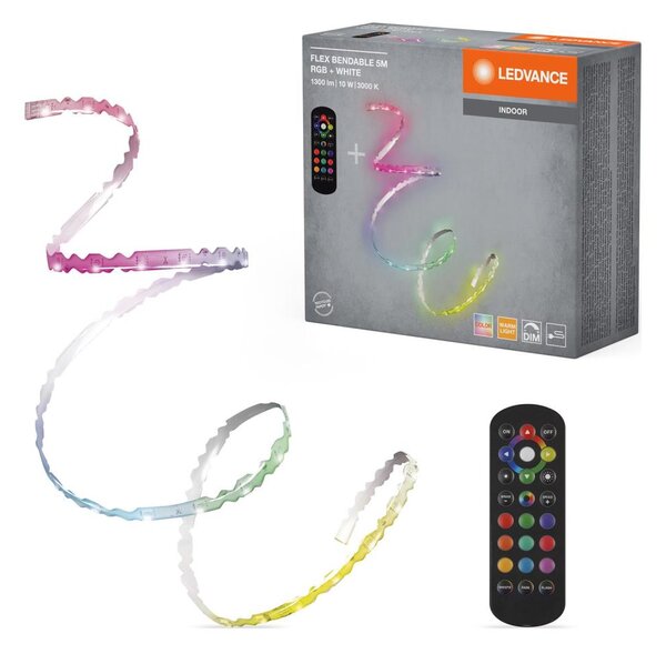 Ledvance - LED RGB stmievateľný pás FLEX 5m LED/10W/230V + diaľkový ovládač