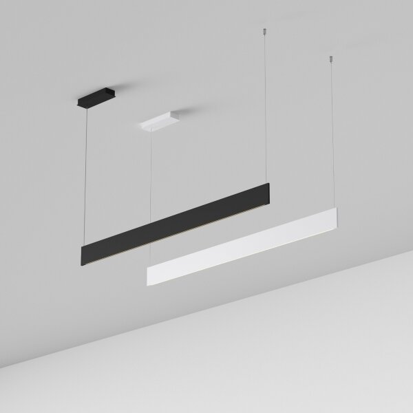 Ideal Lux - LED luster na lanku STEEL LED/24W/230V 3000K CRI 90 120 cm biely