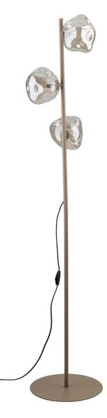 Brilagi - Stojacia lampa VULCANO 3xG9/8W/230V béžová/dymová béžová