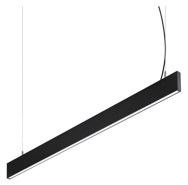 Ideal Lux - LED luster na lanku STEEL LED/29W/230V 3000K CRI 90 120 cm čierny