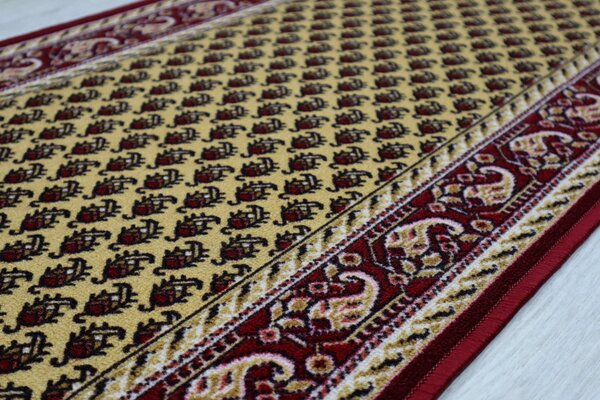 Associated Weavers , Protišmykový behúň na mieru Inca 30, šíre 80 cm, červená, chodba / predsieň