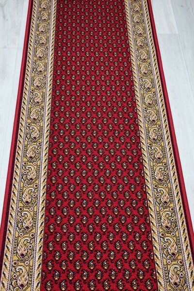 Associated Weavers, Protišmykový behúň na mieru Inca 11, šíre 67 cm, červená, chodba / predsieň