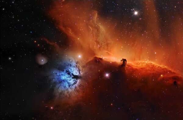 Umelecká fotografie Horsehead nebula, IC 434 Narrowband, Paul C Swift, (40 x 26.7 cm)