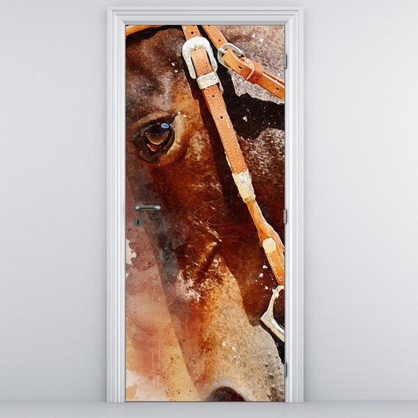 Fototapeta na dvere - kôň (95x205cm)