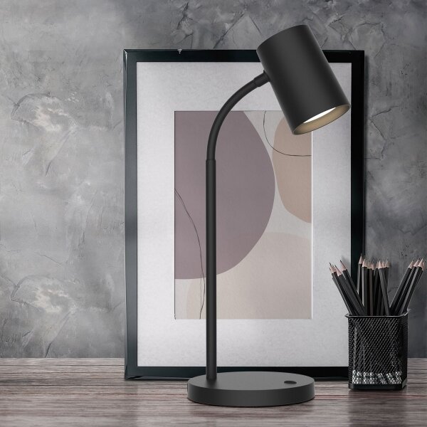 Stolná lampa FELIX 1xGU10/9W/230V čierna